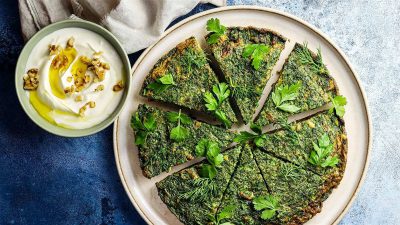 طرز تهیه کوکو سبزی